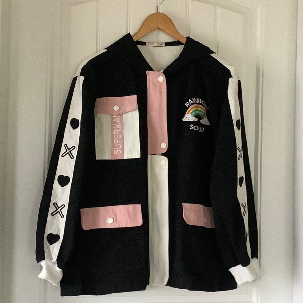 Earth Music & Ecology hooded jacket size M